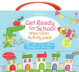 Get Ready for School Wipe-Clean Activity Pack 4+