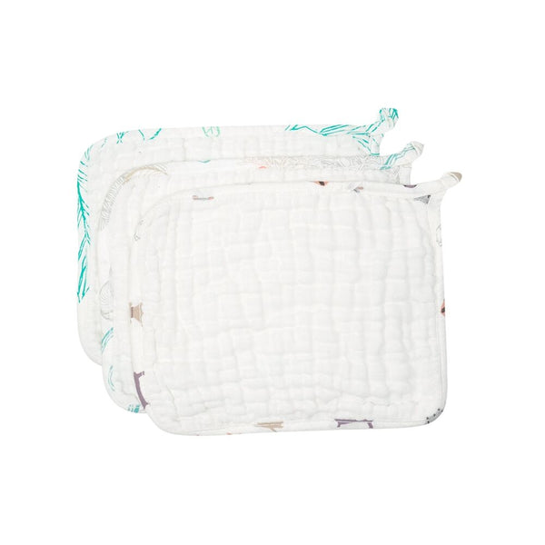 6 Layer Organic Cotton Baby Washcloth Set (3 Pack )