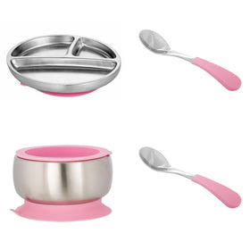 Avanchy Stainless Steel Rainbow Baby Collections Pink