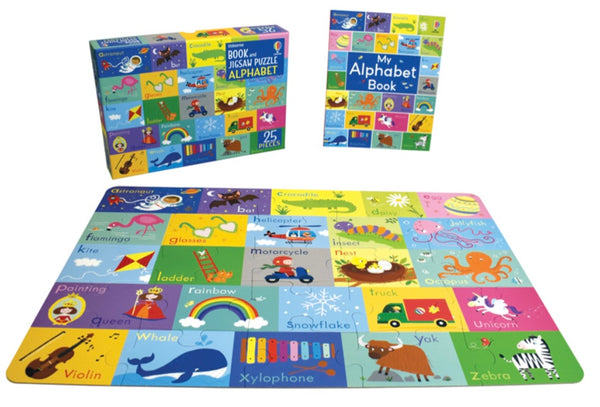 Alphabet - Book and Jigsaw Puzzle (25 pcs)